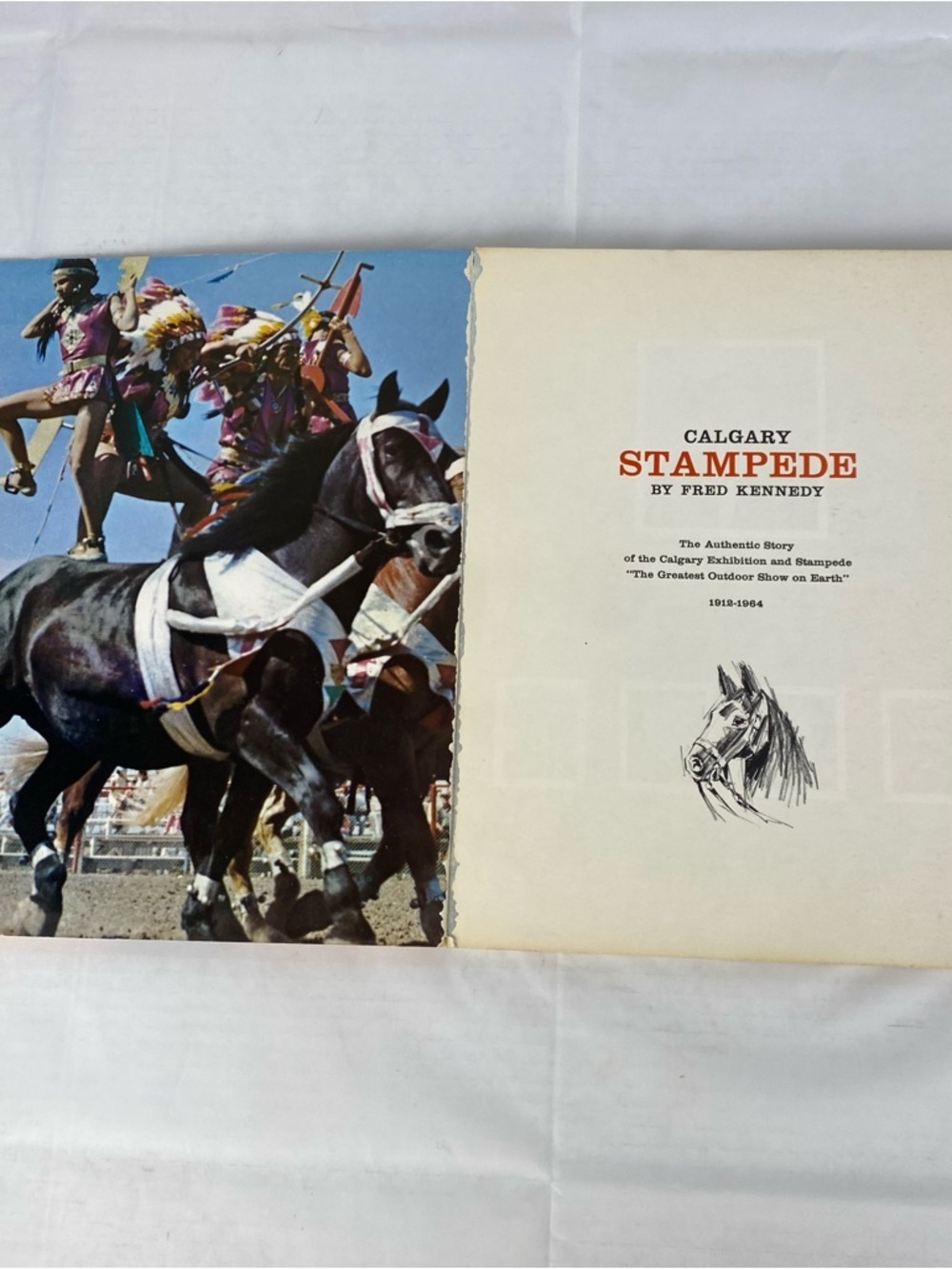 VTG Calgary Stampede Book Fred Kennedy Western Rodeo Alberta History Paperback - Picture 6 of 9